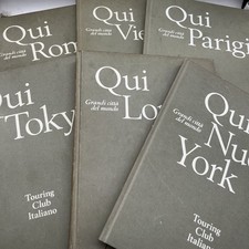QUI - GRANDI CITTÀ DEL MONDO LOTTO 6 vol. TCI Touring Club Italiano
