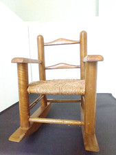 Poltrona a dondolo vintage in