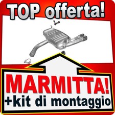 Silenziatore Posteriore per VW GOLF V (1K1) 2.0 GTi 200 / 230CV Marmitta