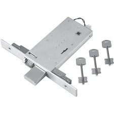 SERRATURA METALLO INFILARE ELETTRICA 69 FEB  B.Q ZIN F.MM 25 DM M4 TRIPL+SCR ...