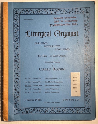 Spartiti vintage organista - spartiti,