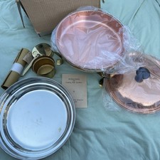 Padella scaldapiatti vintage