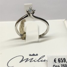 Anello solitario miluna - solitario,