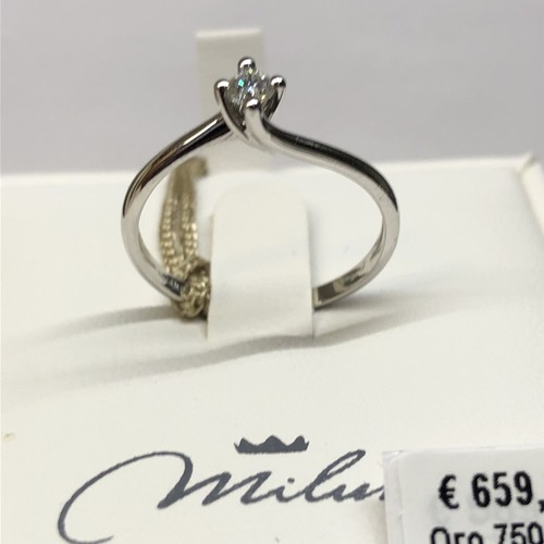Anello solitario miluna - anello,