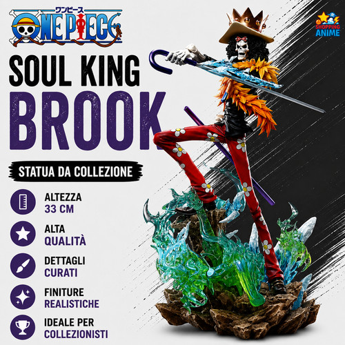 Action figure one piece brook - piece,