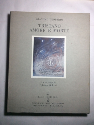 Giacomo leopardi tristano - giacomo,