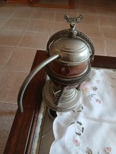 ANTICA CAFFETTIERA  AQUILAS, 1910/1920, alimentata da uno stoppino ad alcool.