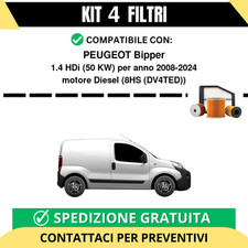 Kit 4 Filtri Tagliando per