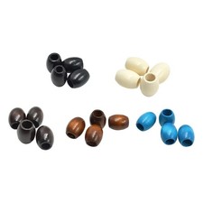 100 pezzi di perline di legno