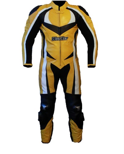 Tuta per moto giallo - , da