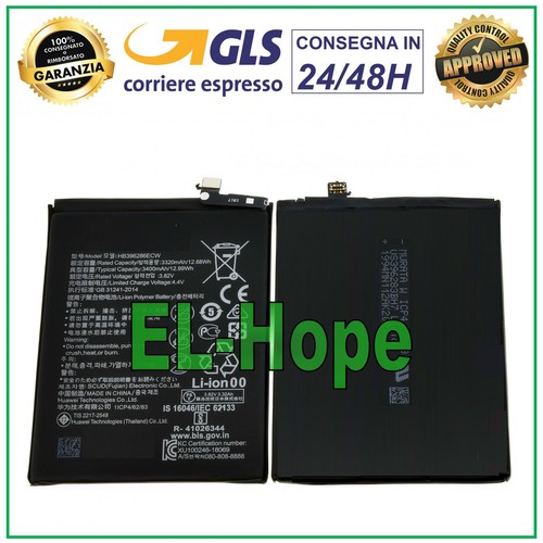 Batteria hb396286ecw per - hb396286ecw,