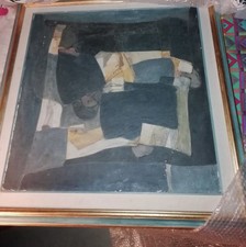 Giuseppe Uncini 57 -033 No title, 1957 Tecnica  mista 60cm x 60 cm.