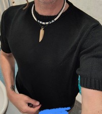 Maglioncino maniche corte nero