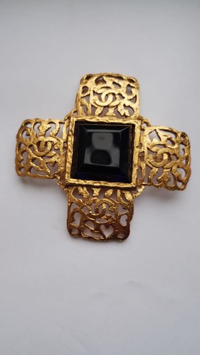 Spilla chanel placcata oro - spilla,