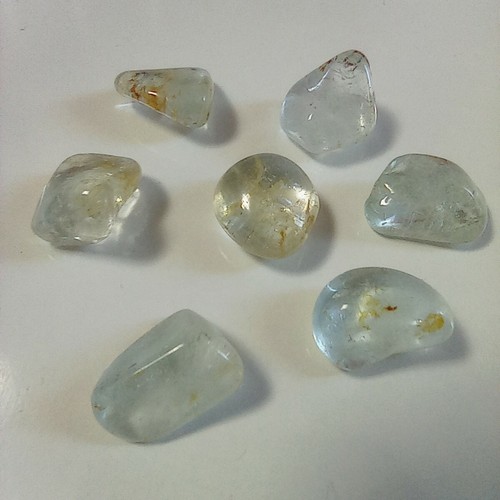 Minerali topazio azzurro