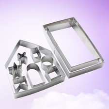 10 PCS Formine Casetta Pan Di Per Dolci Stampi Biscotti Natalizi