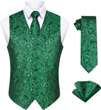 Gilet Da Uomo Elegante Paisley