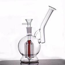 6.5" Glass Bong Arm Tree Perc