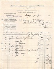 FACTURE  1922 ANCIENS ETS