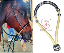 Natural & Black Rawhide Bosal