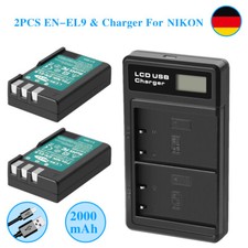 2 pezzi batteria EN-EL9 EL9A
