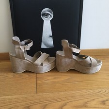 sandali donna con zeppa alta