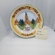 Italian Pottery Plate Del Buon
