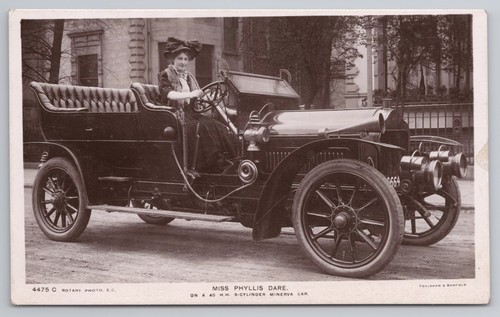 Rppc postcard actress phyllis - rppc,