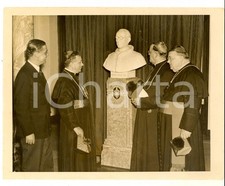 1940 WASHINGTON Catholic University - Svelamento busto papa Pio XII *Foto 24x18