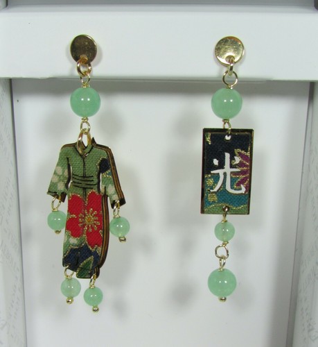 Orecchini kimono argento mini - kimono,