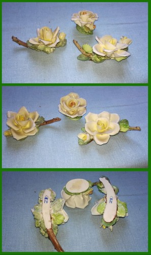 Gruppo rose ceramica - gruppo,