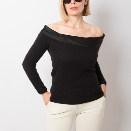 Maglione twinset nero misto - maglione,