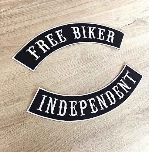 Patch dorsal free - free, biker