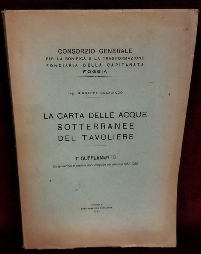 Carta acque sotterranee del - carta,