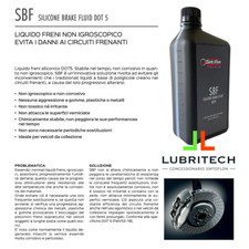 Sintoflon SBF Silicone Brake Fluid 1000 liquido freni DOT5 olio NON IGROSCOPICO