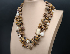 Collana donna occhio di tigre