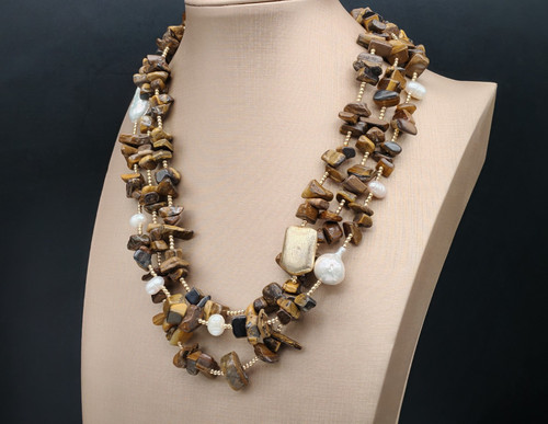 Collana donna occhio tigre - donna, di