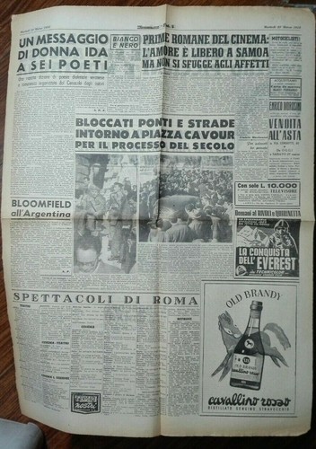 Marzo 1954 roma pubblicita - marzo, 1954*roma,pubblicita'