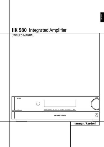 Harman kardon 980 - kardon, hk-980