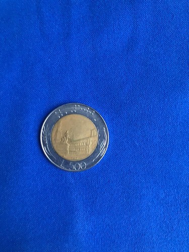 Moneta 500lire metallica anno - 500lire,