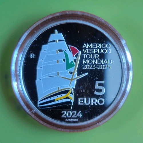 Argento proof giro - 5€, del