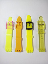 CINTURINO IN PVC  X SWATCH ATTACCO 17 MM. TONALITÀ GIALLO