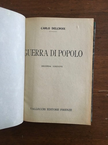 Libro militaria prima - prima, guerra