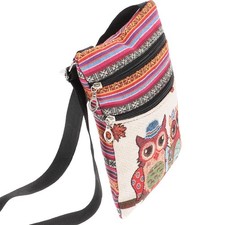  Borsa in tela con cerniera