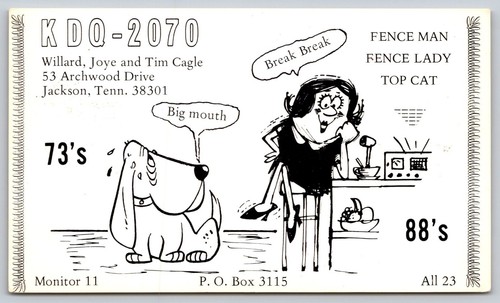 Cartolina epoca radio qsl - cartolina,