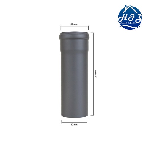 Tubo pellet prolunga - 250, dn