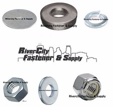 Assortimento dadi e rondelle. Ha parafango, rondelle extra spesse e USS e dadi di bloccaggio esagonali