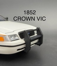 Barra di spinta paraurti 1/18 Go Rhino per Motormax Crown Vic polizia Autoart