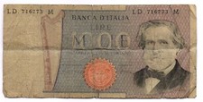 banconota mille lire 1000