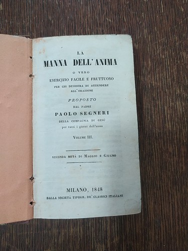 Libro manna dell anima - la,